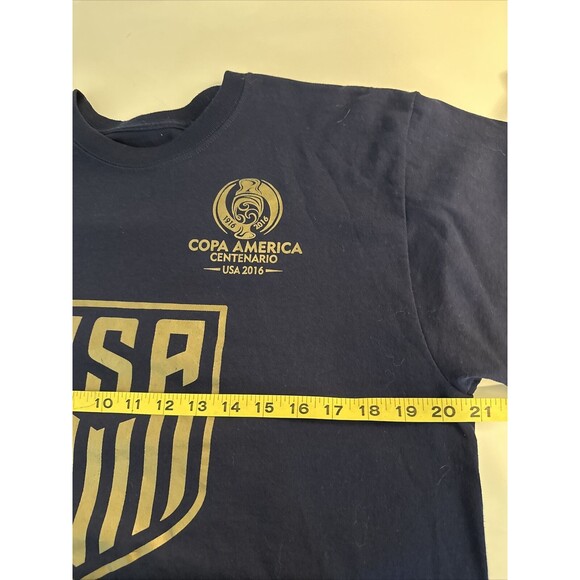Copa America Centenario USA 2016 T Shirt Men's Large Soccer Blue - Picture 6 of 6
